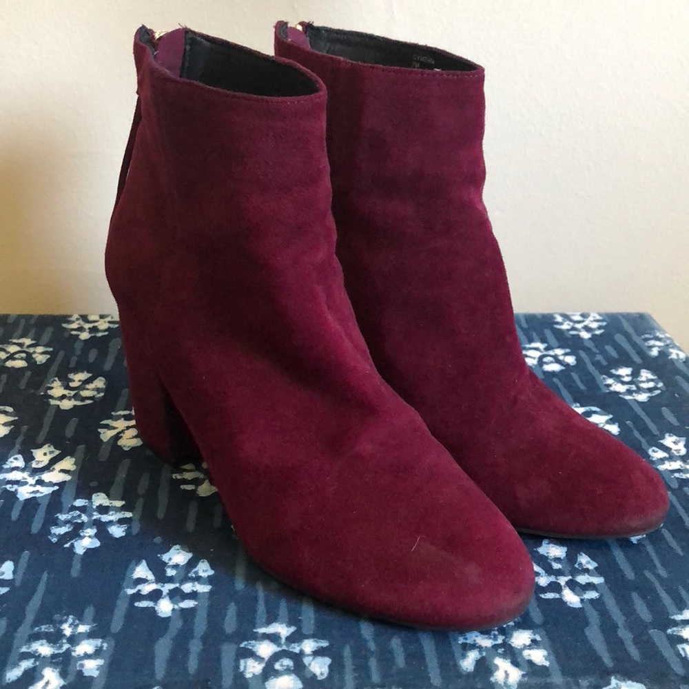 Burgundy Fall Booties!